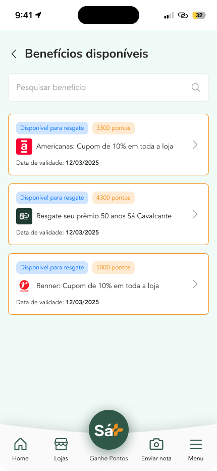 Tela do programa Sá+ 2